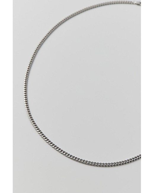 Urban Outfitters Metallic Curb Chain 28" Necklace for men