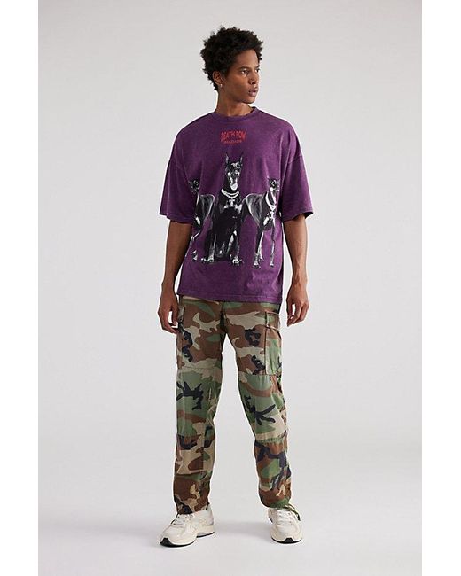 Urban Outfitters Purple Death Row Records Doberman Tee for men