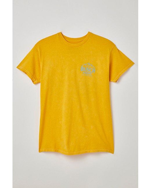 Urban Outfitters Yellow Busch Light Fishing Tee for men