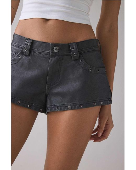 Urban Outfitters Black Uo Festival Micro Shorts