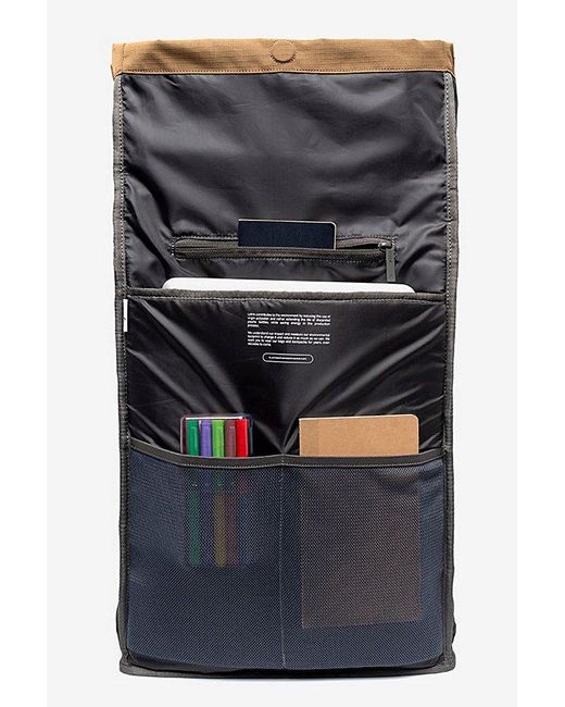 Lefrik Black Lars Roll Backpack for men