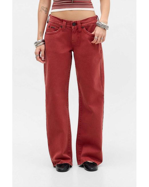 BDG Red Kayla Lowrider Jeans