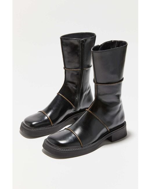 E8 By Miista Black Dahlia Leather Boot