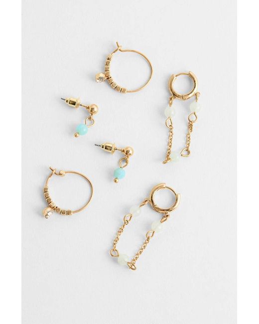 Silence + Noise White Silence + Noise Sun Charm Earrings 3-pack
