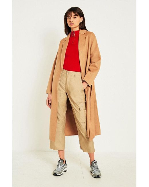 Urban Outfitters Multicolor Uo Camel Belted Duster Coat