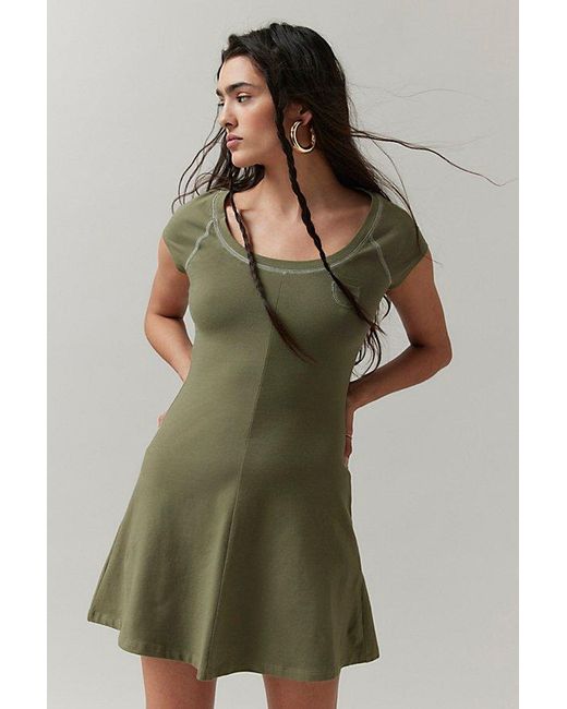BDG Green Annabelle Tee Mini Dress