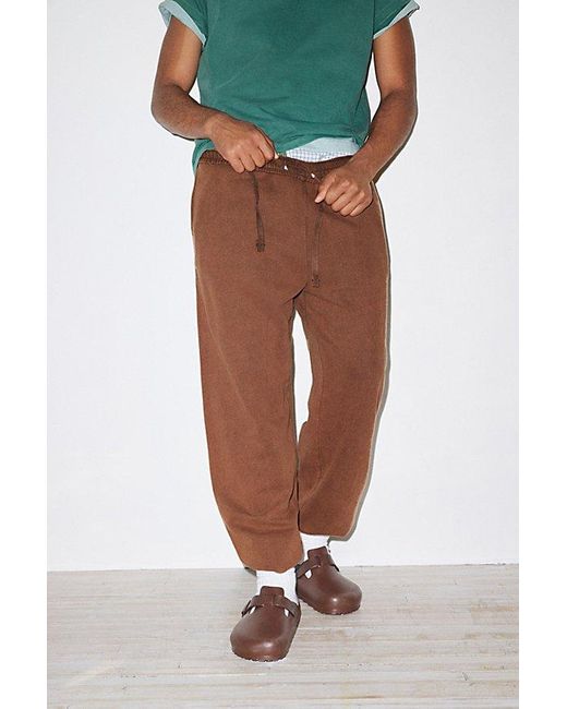 BDG Brown Bonfire French Terry Jogger Sweatpant for men