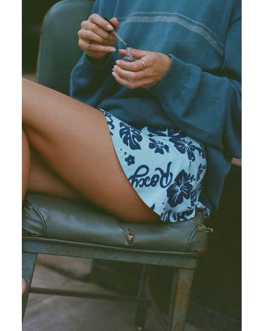 Roxy Green Uo Exclusive Hibiscus Skort