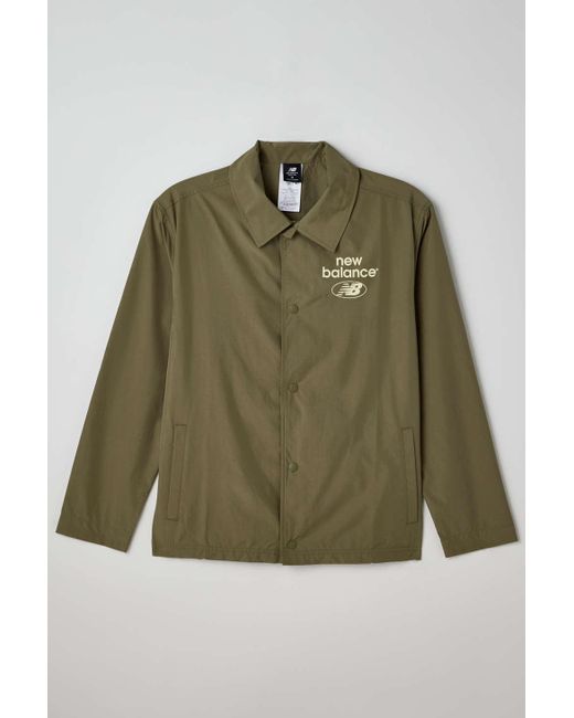New Balance Green Essentials Reimagined Woven Jacket for men