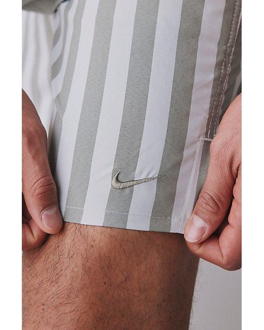 Nike Gray Unlimited Stripe Pattern 7" Short for men
