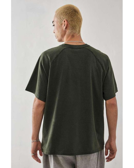 iets frans Shirt in mit breiten streifen in Green für Herren
