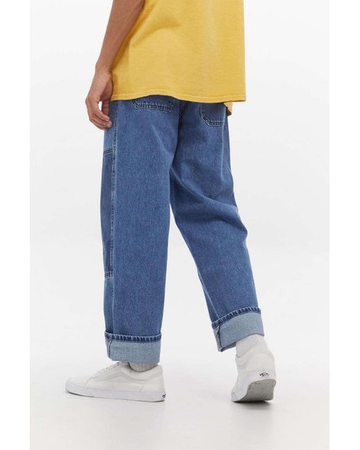 BDG Denim Blue Panel Louis Skate Jeans 