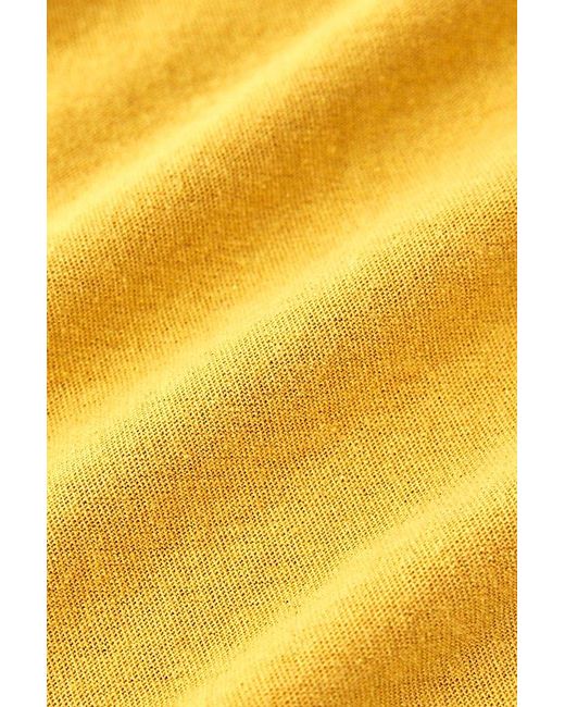 BDG Yellow Short Sleeve Solid Spill The Tee