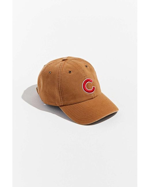 47 Brand Natural X Carhartt Chicago Cubs Dad Baseball Hat for men