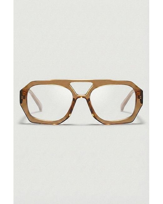 Fifth & Ninth Brown Fifth & Ninth Sutton Aviator Light Glasses