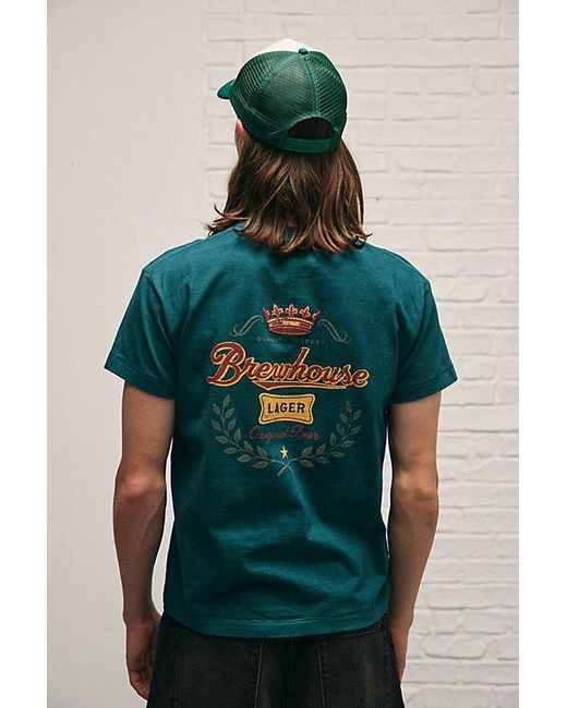 BDG Green Brewhouse Tee for men