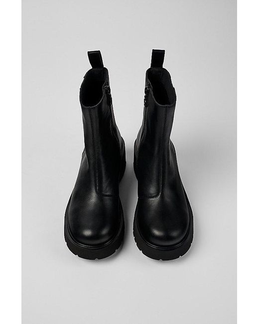 Camper Black Milah Leather Zip Boot