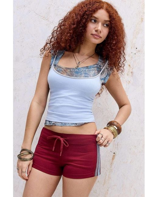 iets frans Red Ellis Mini Shorts