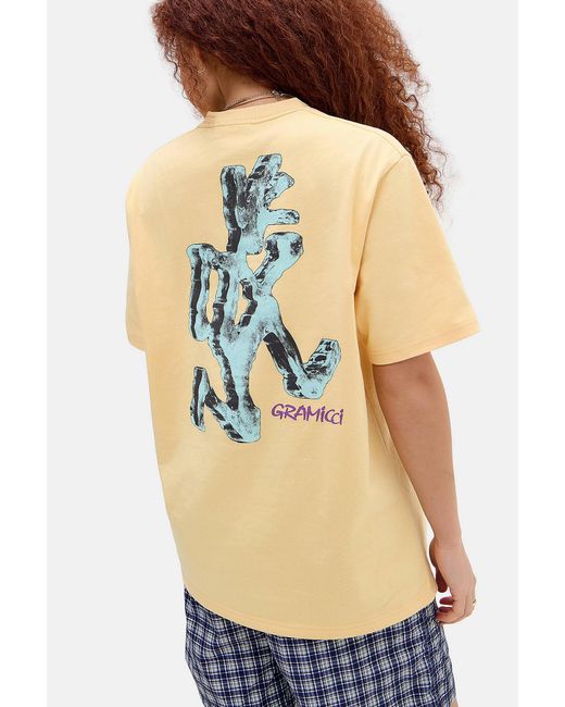 Gramicci Orange Ice Sculpt T-shirt