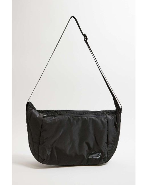 New Balance Black Medium Crossbody Duffel Bag