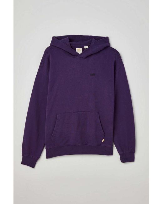 Levi's Purple Gold Tab Hoodie Sweatshirt In Plum,at Urban Outfitters for men