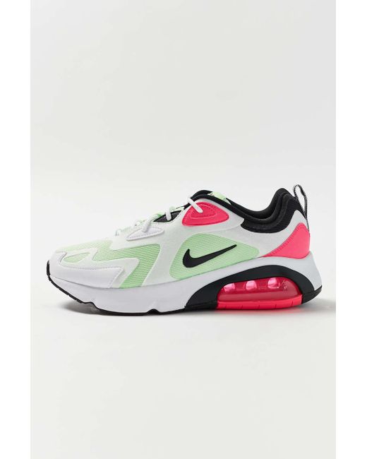 nike air max 200 pink and green