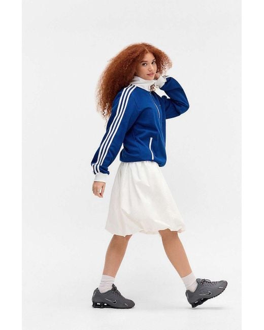 Urban Outfitters White Uo Lori Awkward Bubble Midi Skirt