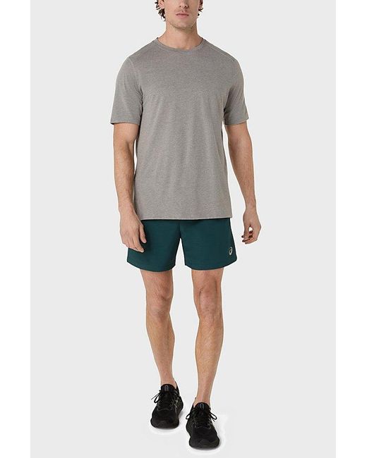 Asics Blue Pr Lyte 5In Running Short for men