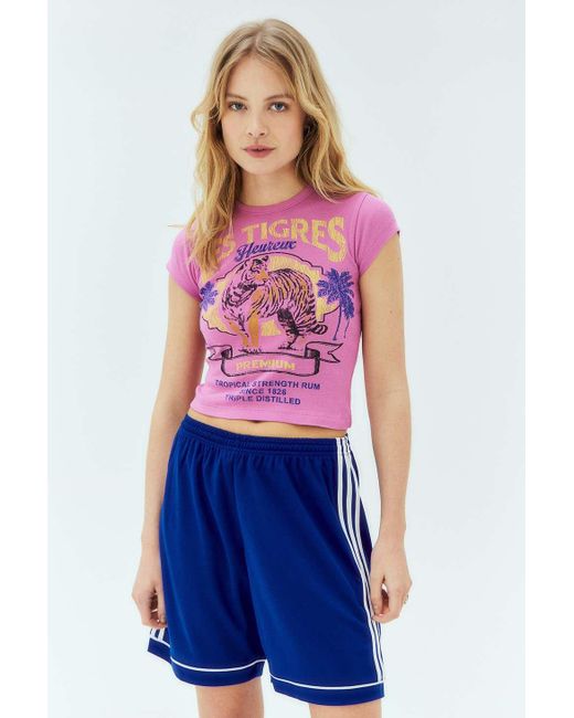 Urban Outfitters Blue Uo Pink Les Tigres Baby T-shirt