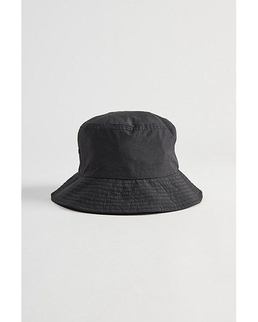 Obey Black Bold Nylon Bucket Hat for men