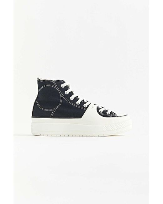 Converse Chuck Taylor All Star Construct High Top Sneaker in Black for ...
