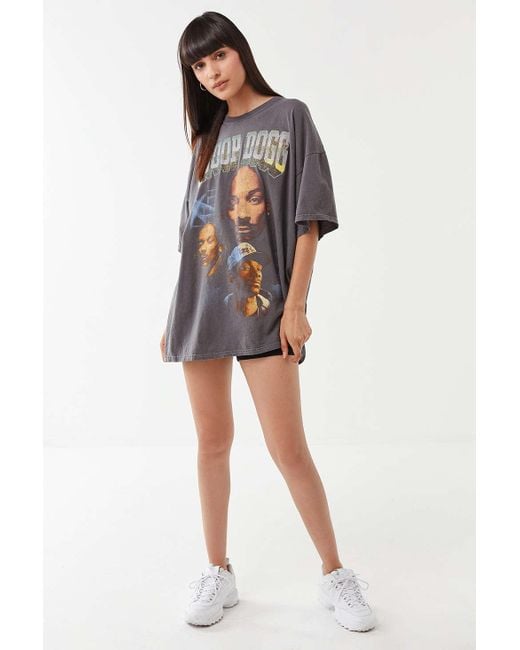 Urban Outfitters Black Snoop Dogg Oversized Tee