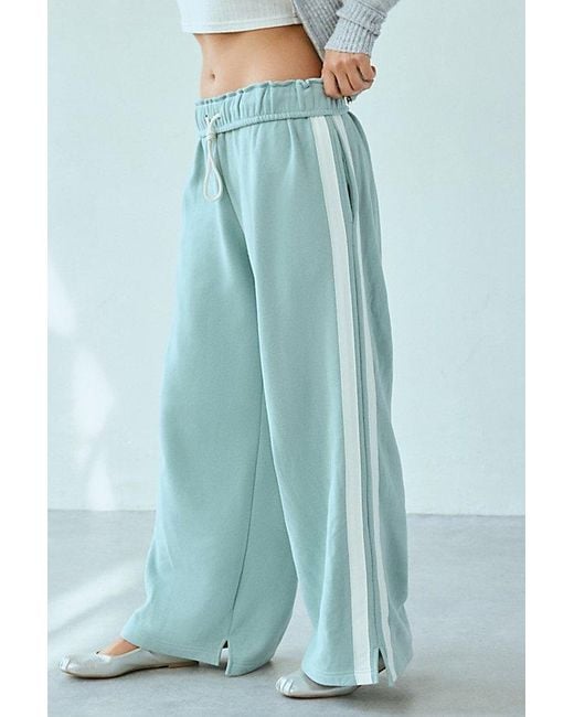 Out From Under Blue Hoxton Double Stripe Sweatpant