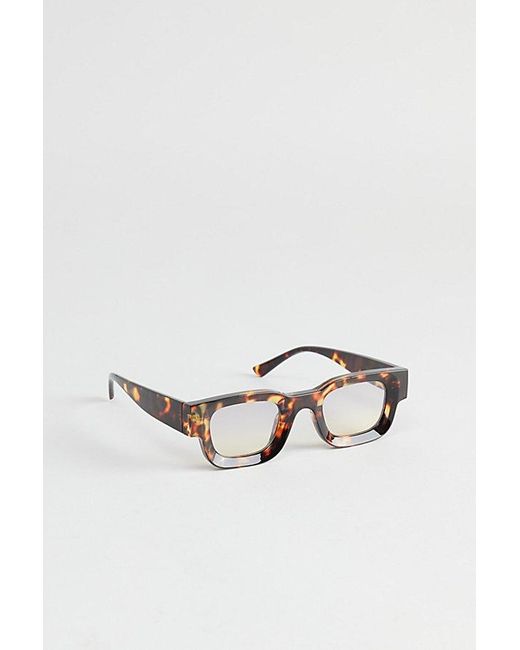 Urban Outfitters Brown Reef Rectangle Sunglasses for men