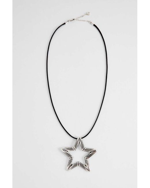 Silence + Noise Metallic Silence + Noise Bamboo Star Cord Necklace