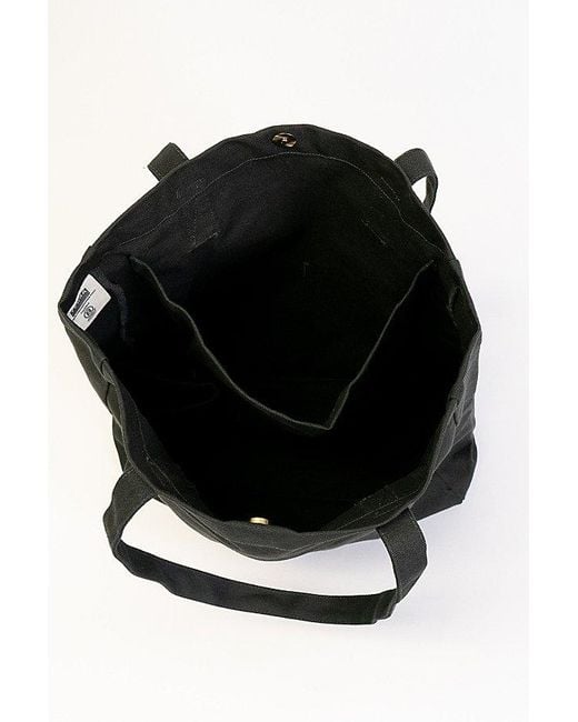 Terra Thread Black Organic Cotton Multi Pocket Canvas Tote