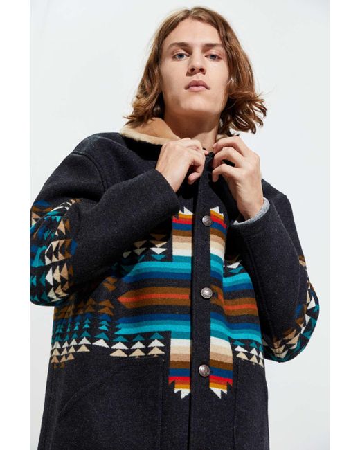 Pendleton Brownsville Shearling Collar Coat for Men Lyst