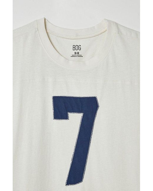 BDG Blue Game Day Cutoff Tee for men