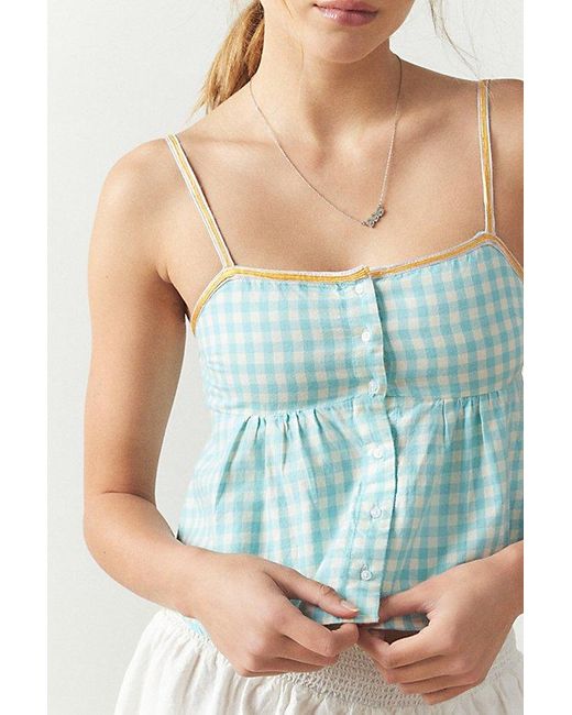 Out From Under Blue Pj Party Babydoll Cami