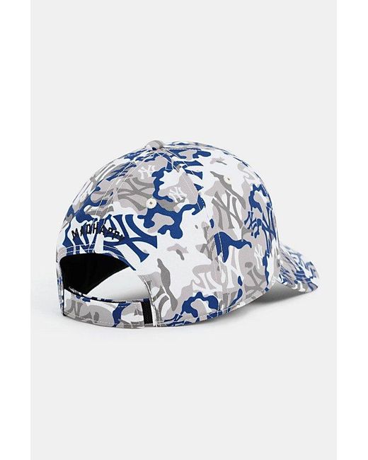 Madhappy Blue Mlb New York Yankees Camo '47 Clean Up Hat for men