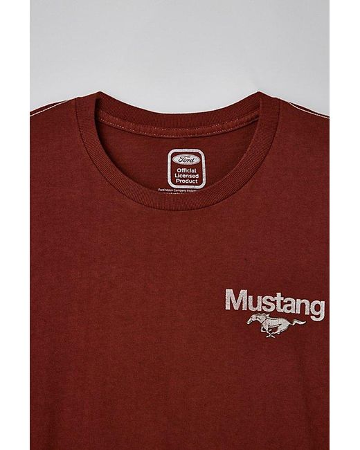 Urban Outfitters Blue Ford Mustang Vintage Ad Tee for men