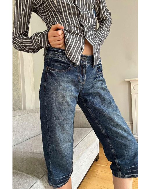 BDG Blue Kayla Capri Jeans