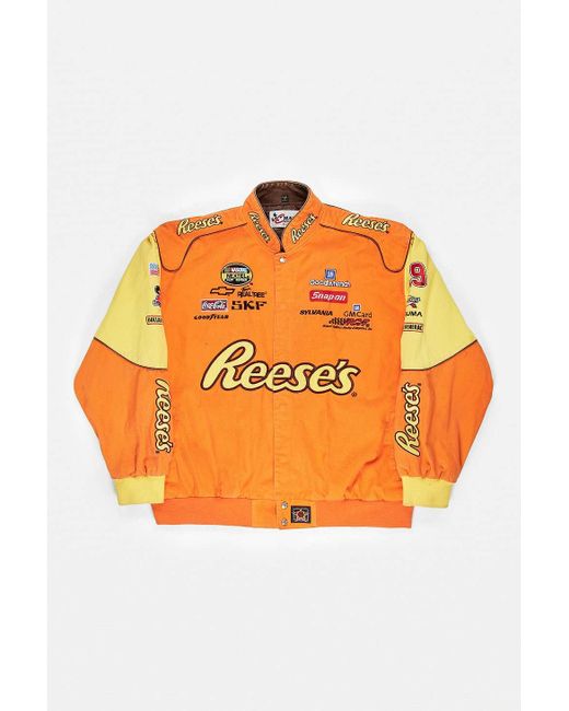 Urban Renewal Orange One-of-a-kind Nascar Reeces Racing Jacket