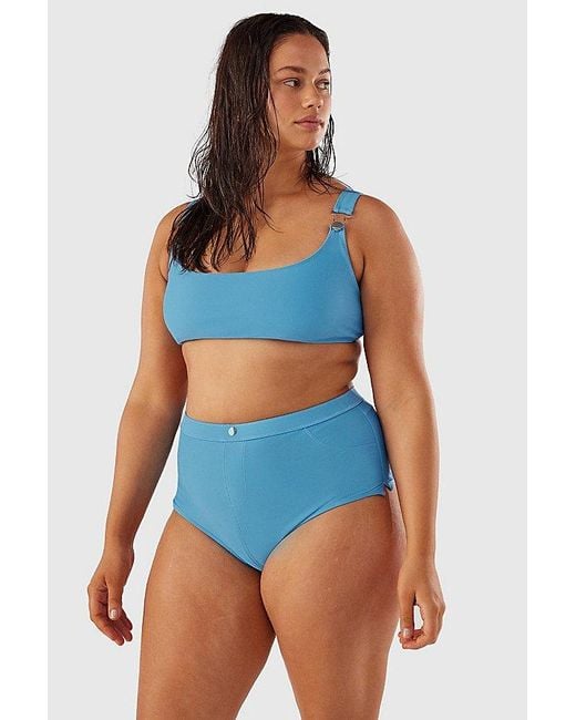 Ookioh Blue Malibu Bikini Bottom
