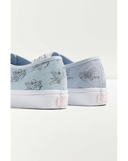 国内配送 VANS AUTHENTIC LOVE YOU TO DEATH BLUE Vans Authentic Love You To Death Print Sneaker in Blue for