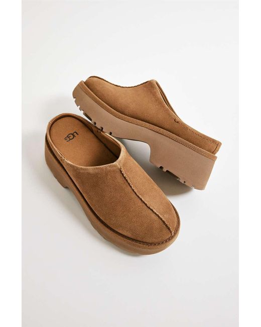 Ugg Brown Chestnut New Heights Clogs