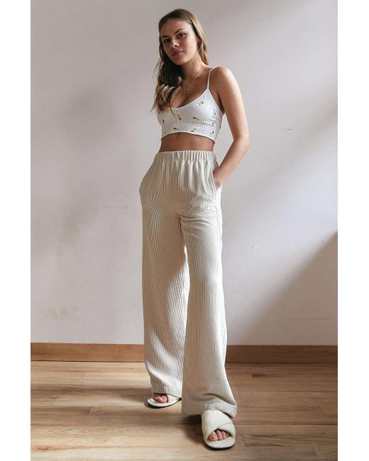 BDG Natural Blaine Corduroy Puddle Pant