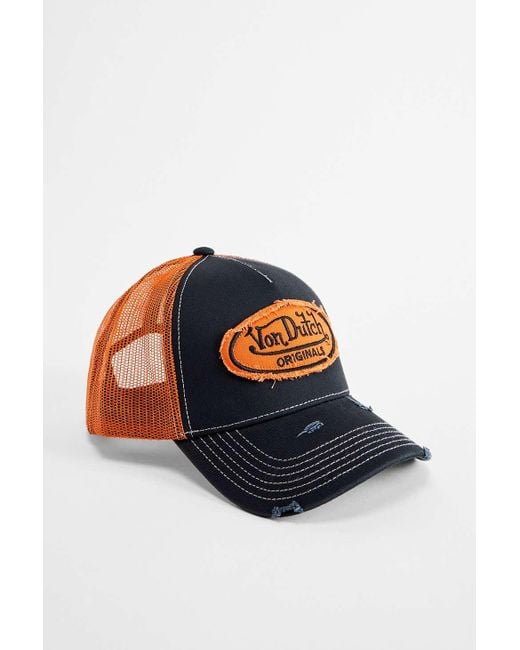 Von Dutch Black Trucker Cap for men