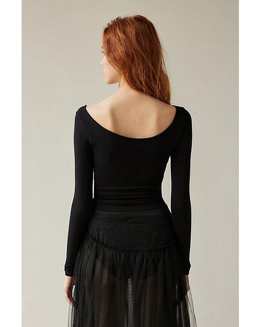 Out From Under Black Roux Seamless Long Sleeve Top