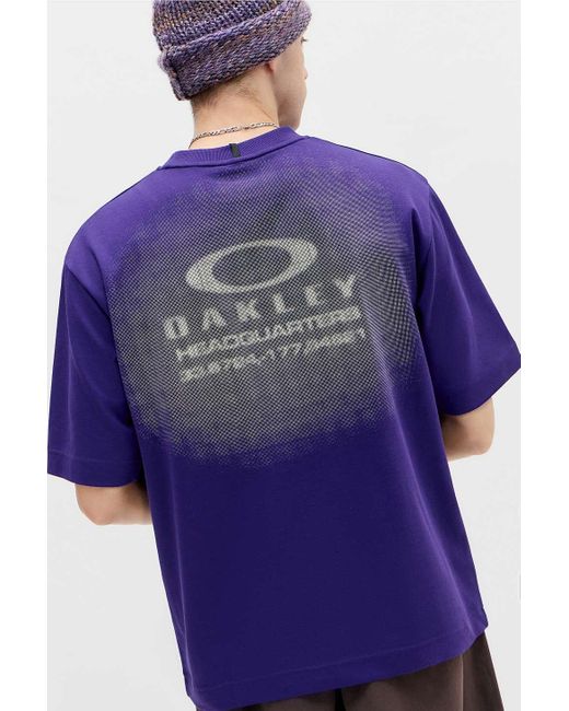 Oakley Blue Uo Exclusive Deep Amethyst Illusion T-shirt for men